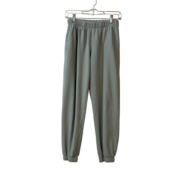 Brandy Melville Pants - Brandy Melville Sweatpant Joggers 0 Women Sage Green Casual Cozy Comfy Athletic